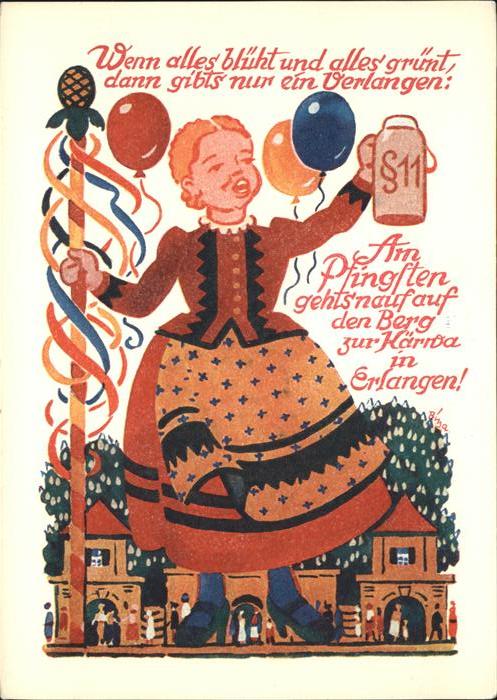 ERLANGEN Bayern Pfingsten