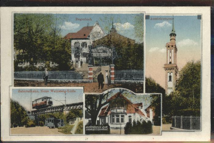 Degerloch Aussichtsturm Zahnradbahn