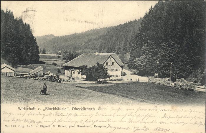 Oberkuernach Wirtschaft Blockhäusle