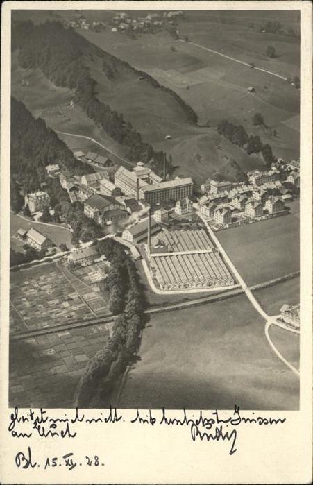 Blaibach [Handschriftlich] Fliegeraufnahme