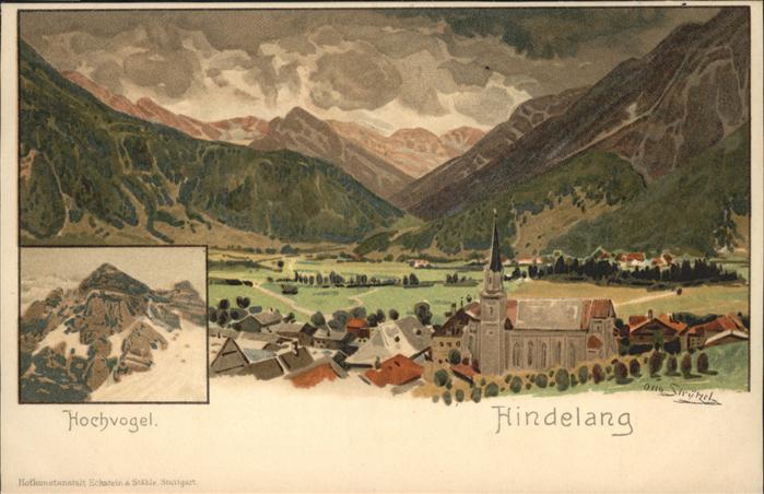 Hindelang Hochvogel Kirche Künstler Otto Strützel