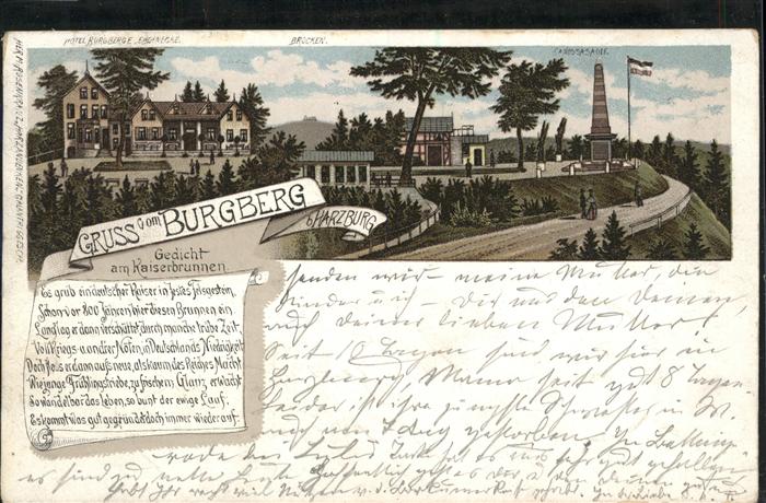 Burgberg Allgaeu Gedicht Kaiserbrunnen