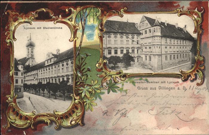 Dillingen Donau Kirche  Lyceum