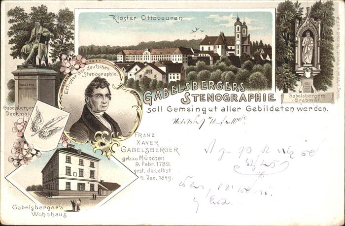 Ottobeuren Kloster Gabelsberger Wohnhaus