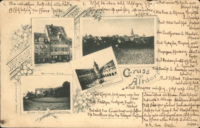Altdorf Nuernberg Kloster Ruine