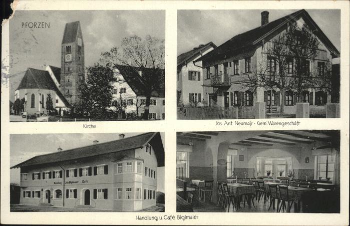 Pforzen Warengeschäft Handlung Cafe Bigimaier