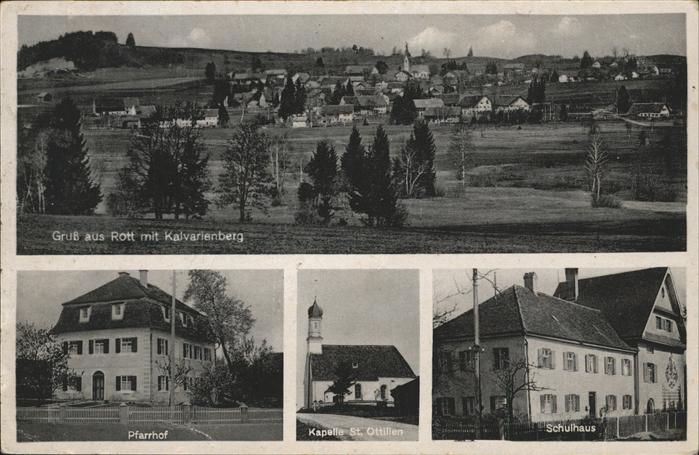 Rott Lech Pfarrhof Kapelle St Ottilien Schulhaus
