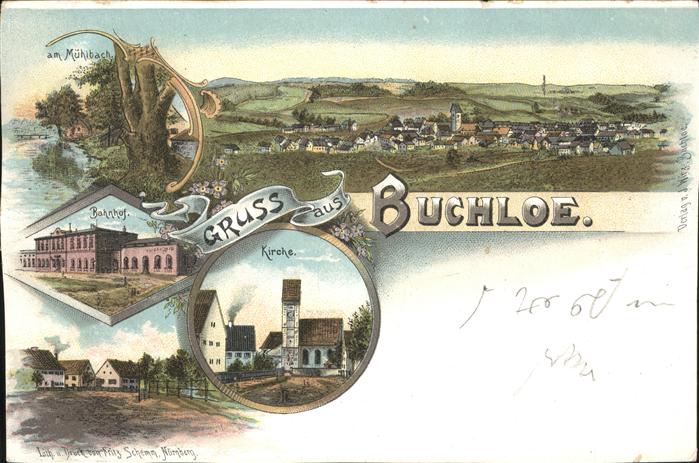 Buchloe Kirche Bahnhof Mühlbach