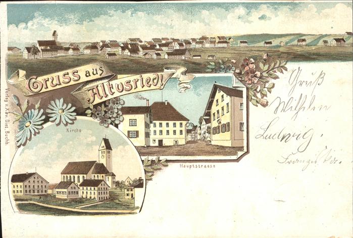 Altusried Hauptstrasse Kirche