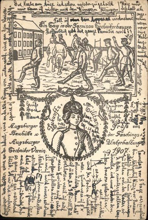 Augsburg Faschingsunterhaltung Garnison Technike