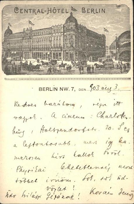 Berlin Central Hotel Kutsche