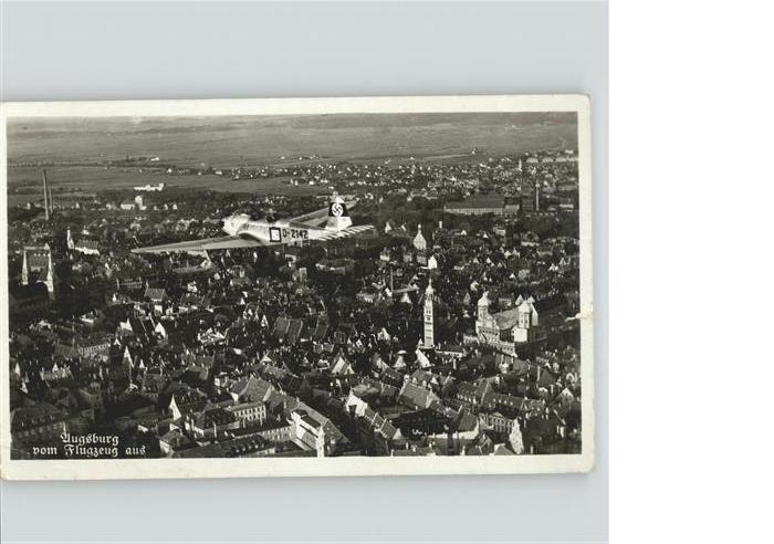 AUGSBURG  CITY Fliegeraufnahme  NZ4