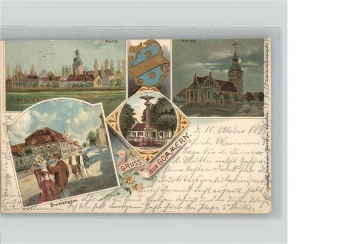 Gommern Breitestrasse Burg Kirche