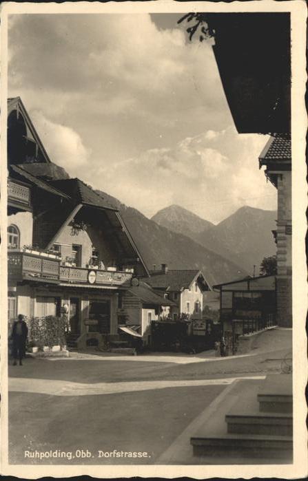 Ruhpolding Bayern Dorfstrasse