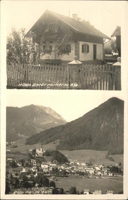 Ruhpolding Bayern Haus unter Rainer