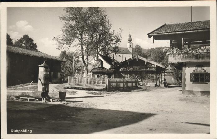 Ruhpolding Bayern Brunnen