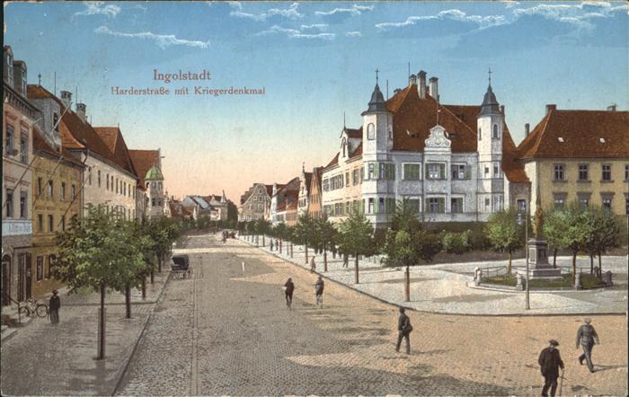Ingolstadt Donau Harderstrasse Krieger Denkmal
