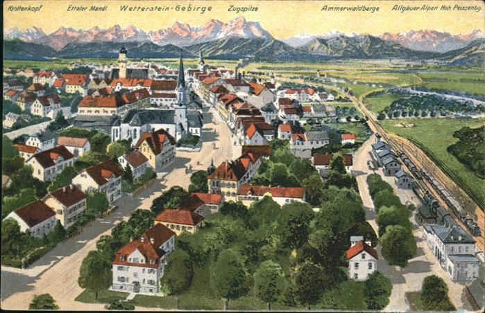 Weilheim Oberbayern Wetterstein Gebirge