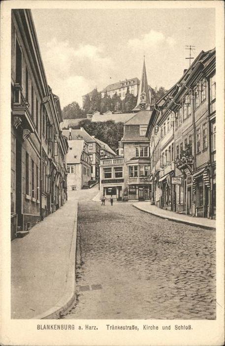Blankenburg Harz Tränkestrasse Kirche Schloss