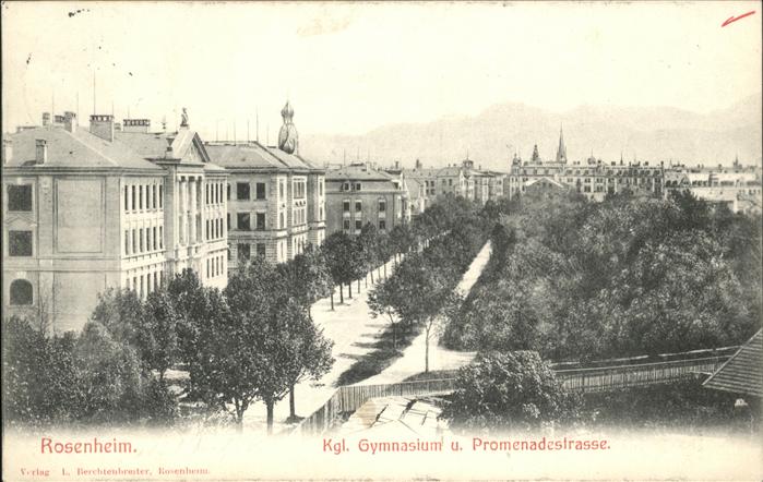 Rosenheim Bayern Gymnasium Promenadenstrasse