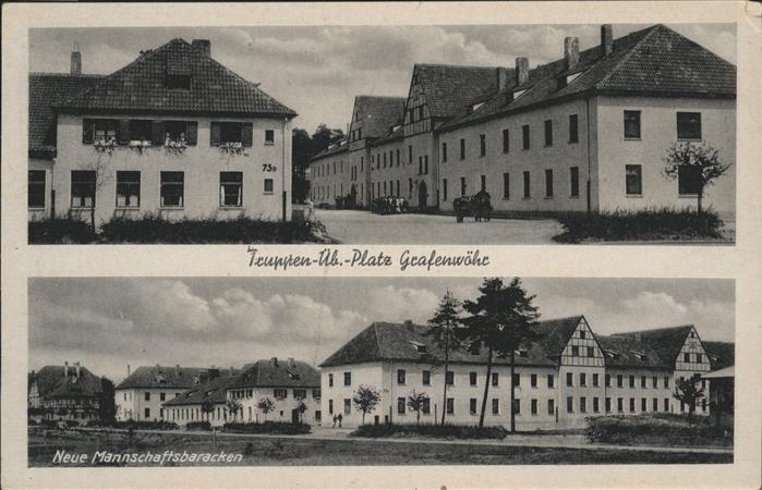 Grafenwoehr Truppenübungsplatz Mannschaftsbaracken