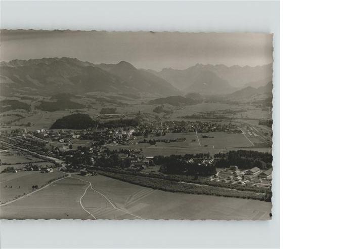 Sonthofen Oberallgaeu Fliegeraufnahme