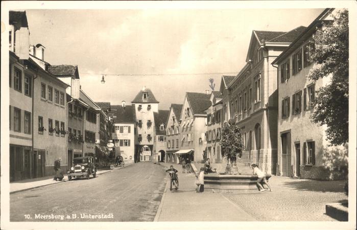 Meersburg Bodensee Unterstadt Brunnen
