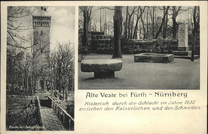 Fuerth Bayern Brücke Aussichtsturm