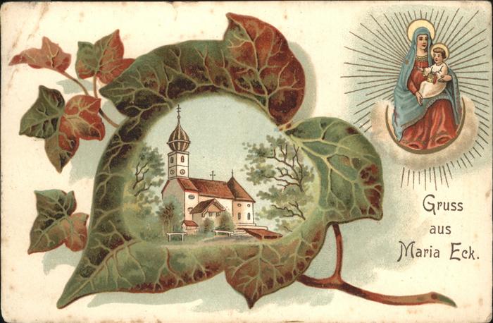 Maria Eck Blatt Kirche