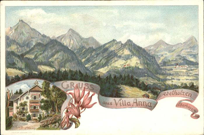 Bad Adelholzen Oberbayern Villa Anna Kuenstler A Bistram