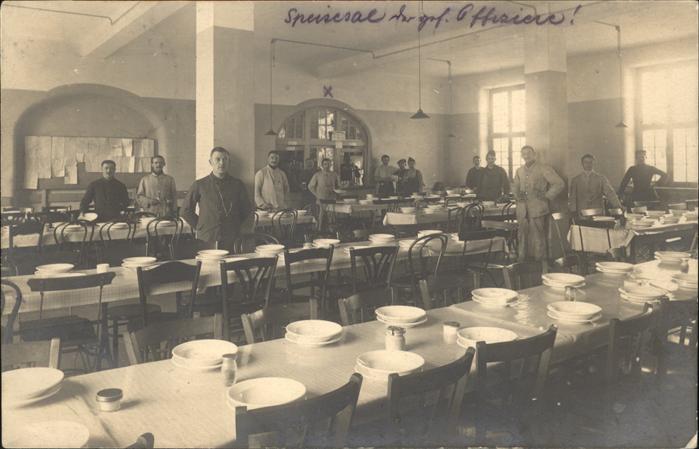 Heidelberg Neckar [Stempelabschlag] Speisesaal Offiziere