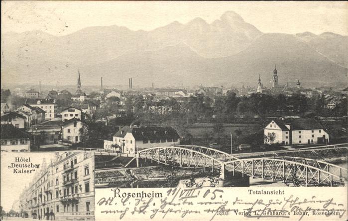 Rosenheim Bayern Hotel Deutscher Kaiser Brücke