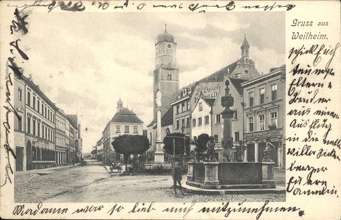 Weilheim Oberbayern Brunnen