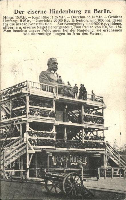 Berlin Der eiserne Hindenburg