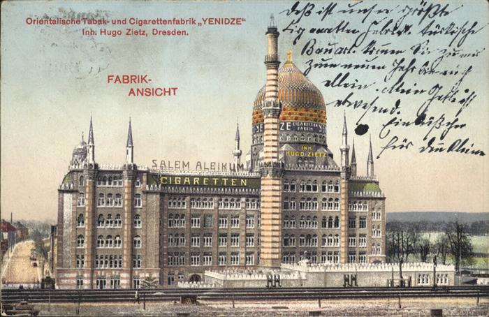 DRESDEN Elbe Tabak Cigarettenfabrik