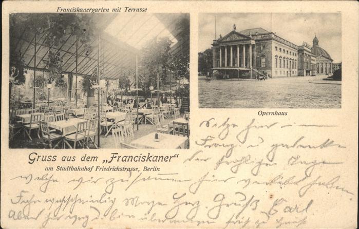 Berlin Opernhaus Franciskaner