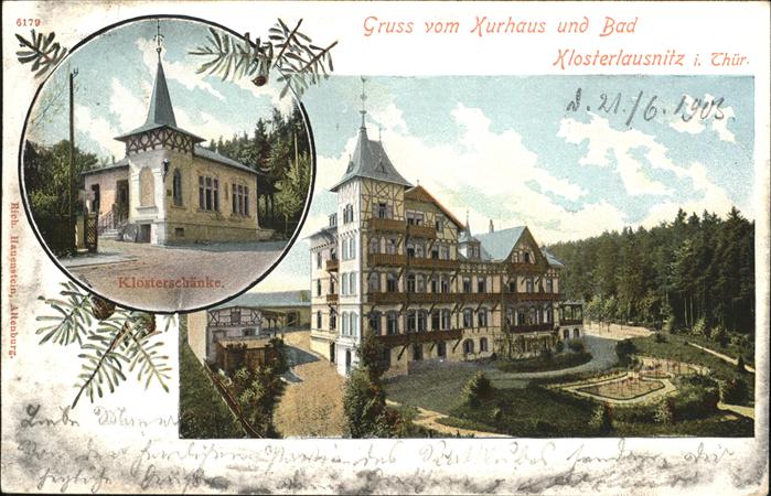 Bad Klosterlausnitz Klosterschänke Kurhaus