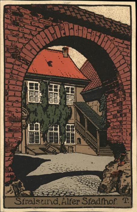 Stralsund Mecklenburg Vorpommern Stadthof