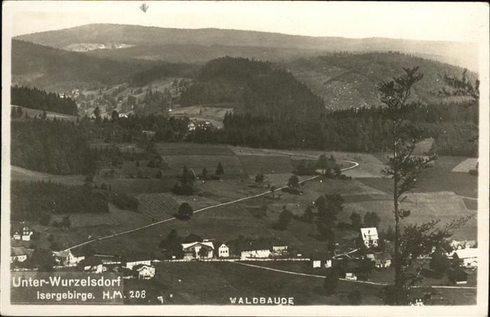 Unter-Wurzelsdorf [?] Isergebirge Waldbaude