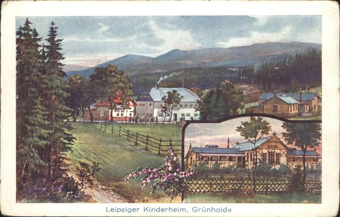 LEIPZIG Sachsen Kinderheim Gruenhaide