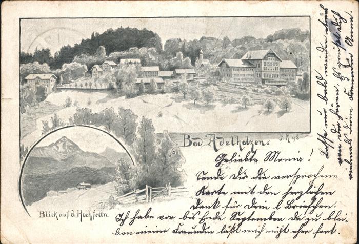 Bad Adelholzen Oberbayern Hochfelln