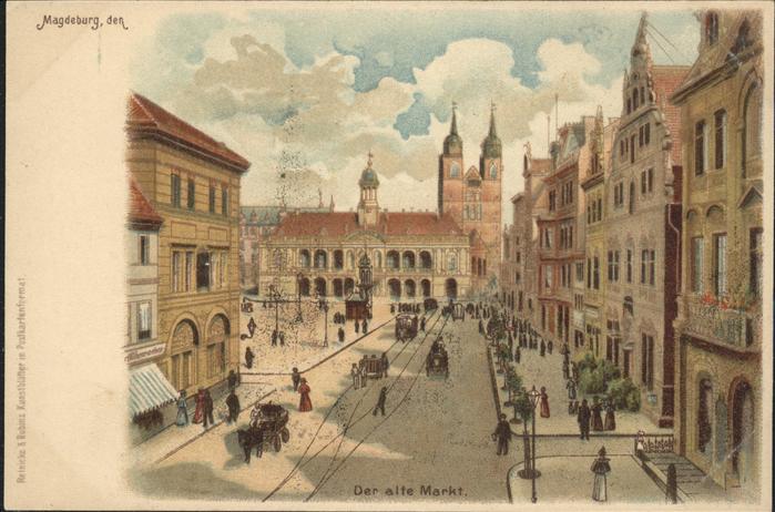 Magdeburg Markt Kutsche