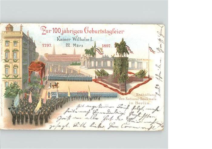 Berlin Enthüllung National Denkmal