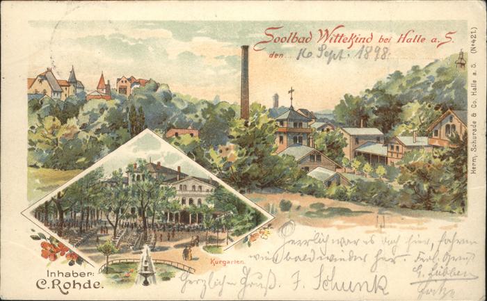 Halle Saale Soolbad Wittekind Kurgarten