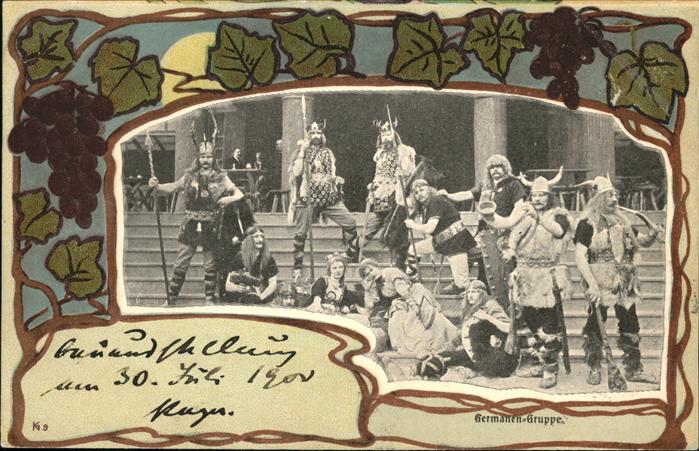 Dresden [Stempelabschlag] Germanen Gruppe