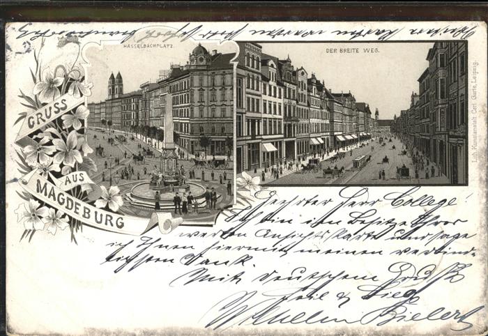 Magdeburg Breiteweg Hasselbachplatz Kutsche Stras