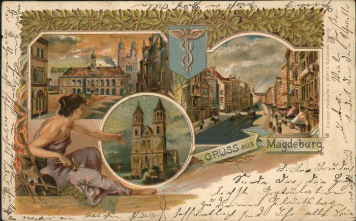 Magdeburg Breiteweg Dom Marktplatz