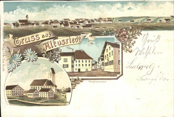 Altusried Hauptstrasse Kirche