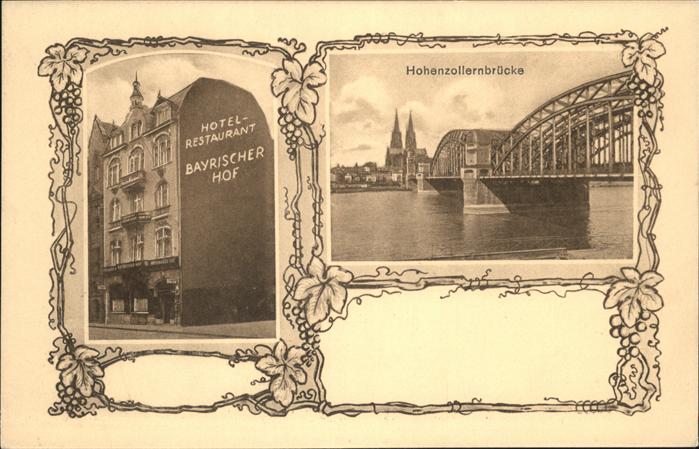 Koeln Rhein Hotel Bayerischer Hof