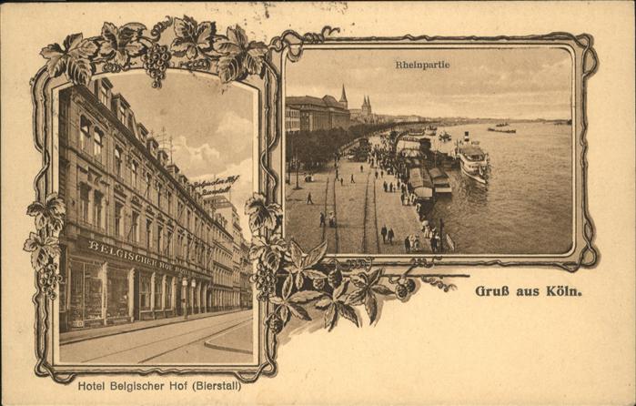 Koeln Rhein Hotel Belgischer Hof